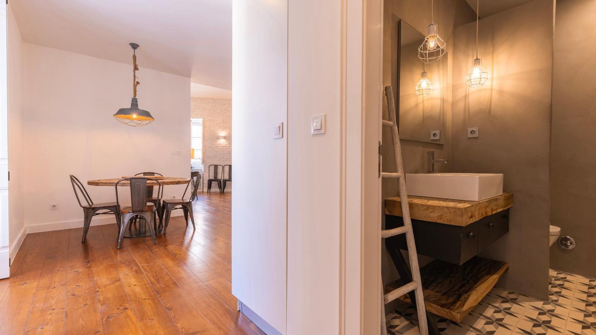 Charming 3Bdr Duplex In City Center By Lovelystay Lissabon Exterior foto
