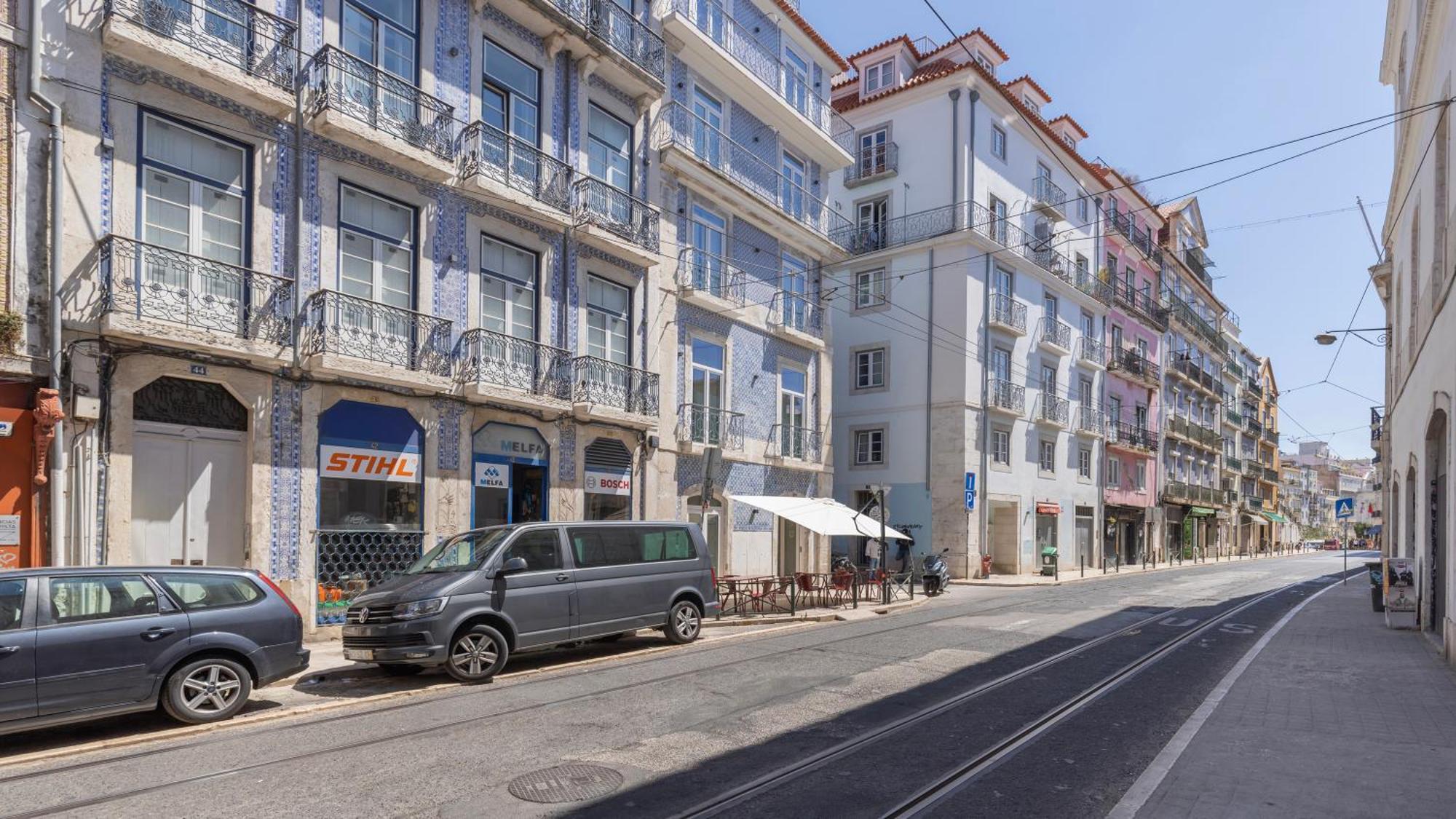 Charming 3Bdr Duplex In City Center By Lovelystay Lissabon Exterior foto