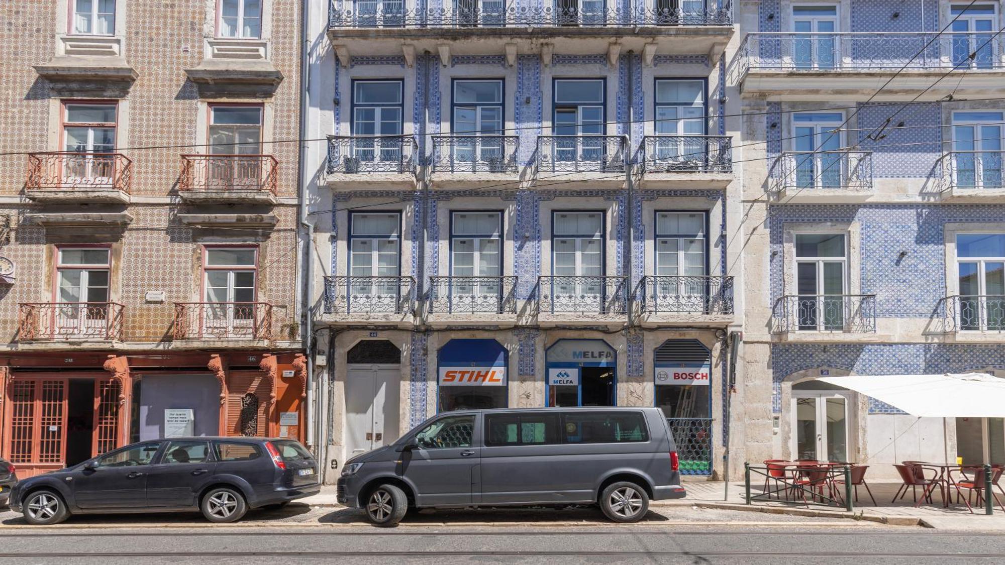 Charming 3Bdr Duplex In City Center By Lovelystay Lissabon Exterior foto